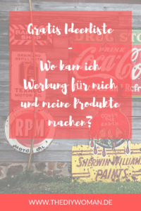 Lade dir hier GRATIS eine Liste mit Werbemöglichkeiten herunter. Du erhälst Ideen für on- und offline Werbemaßnahmen.